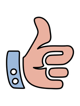 recommend clip art: Thumbs up! Positive hand gesture.