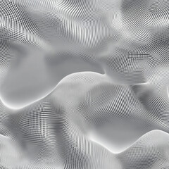 Abstract Black and White Wave Patterns