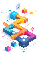 Fototapeta premium Quick Start Guide: Step-by-Step Visual Instructions for Easy Setup