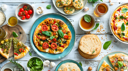 Versatile and Healthy Quinoa Flour Based Recipes: Vegan Pizza, Pancakes, Flatbread and Biscuits