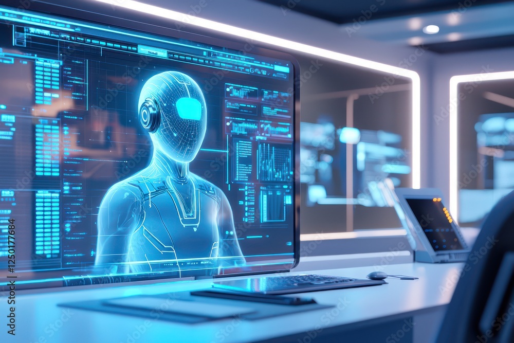 Poster dynamic policies in content moderation are streamlined by ai holograms.