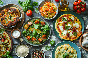 Versatile and Healthy Quinoa Flour Based Recipes: Vegan Pizza, Pancakes, Flatbread and Biscuits