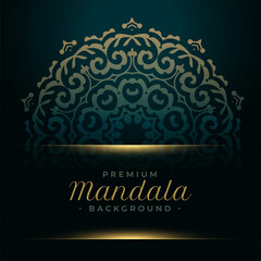 arabesque style islamic mandala pattern background for decoration