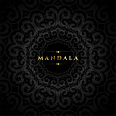 elegant mandala pattern background for a traditional indian look