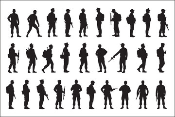 PrintSoldier Saluting Silhouette Design