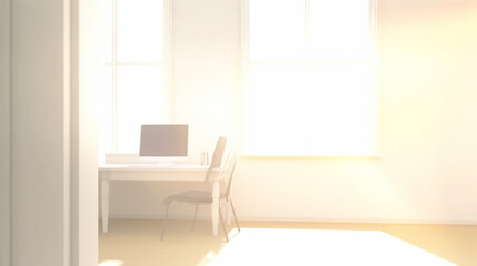 empty room with windows