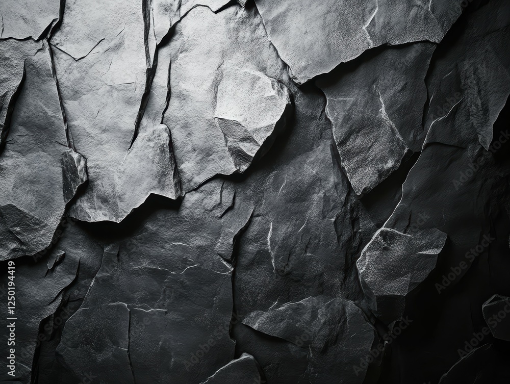 Poster minimalist dark stone texture with subtle light gradient effect