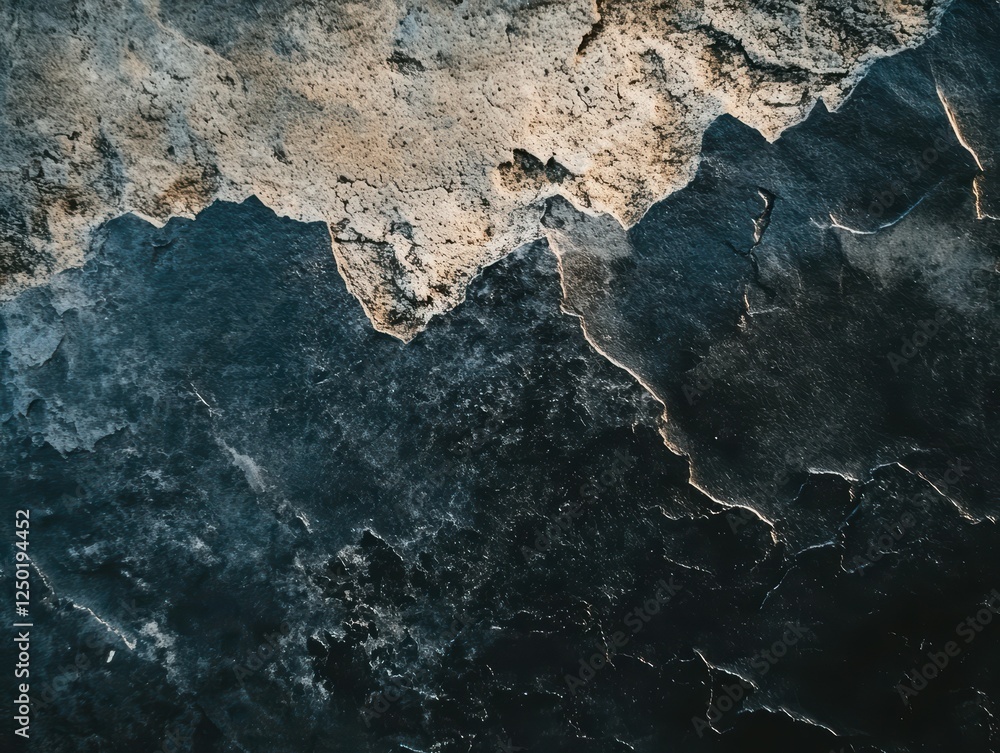 Poster dark minimalist stone texture with subtle light gradient details