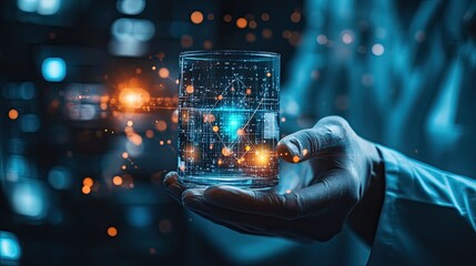 Scientist Conducting Research with Advanced Technology and Medical Innovations in a Lab, Representing Modern Medical Research, Biotechnology, and Cutting-Edge Health Solutions