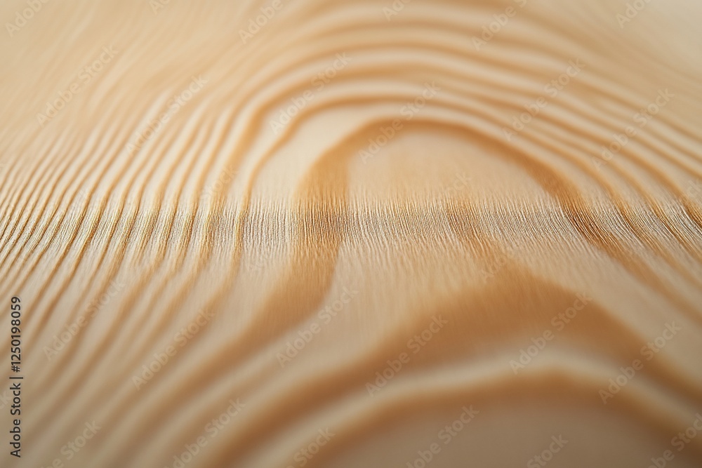 Poster close-up of light brown wood grain texture with swirling patterns and subtle color variations.