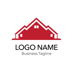Logo Property Building Real Estate Company Design Template