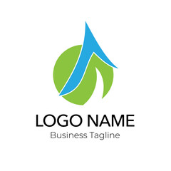 Logo Property Building Real Estate Company Design Template