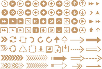 矢印アイコンセット