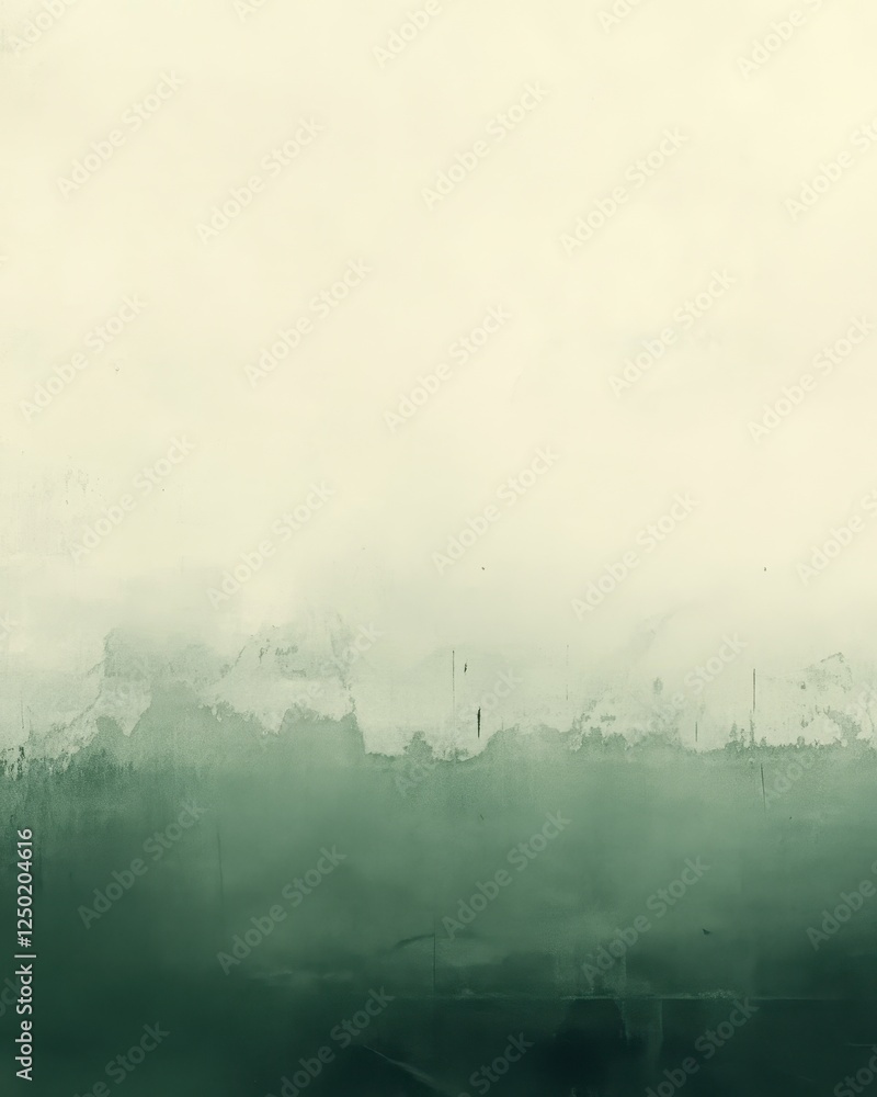 Poster abstract emerald green and cream gradient background texture with subtle grunge details