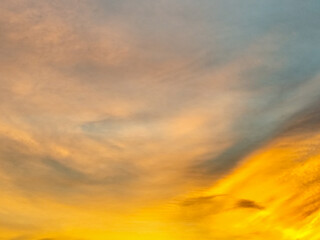 The sky in the afternoon with a beautiful texture. Clouds in the sky during the afternoon.