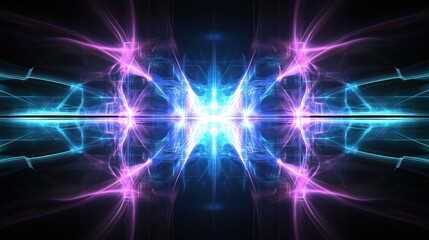 Fototapeta premium Abstract Electric Discharge: Futuristic Energy and Technological Concept