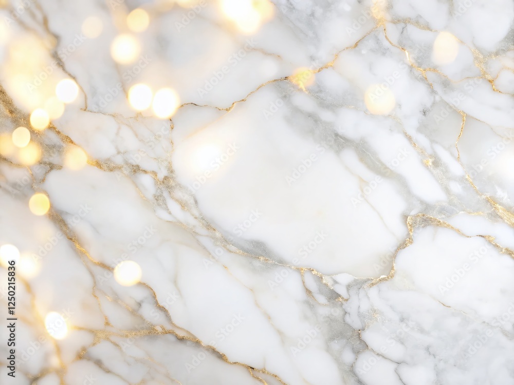 Poster luxurious white marble texture background: high-resolution bokeh effect image