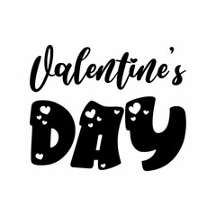valentine's day black letter quote