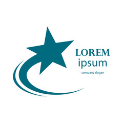 successful victory star logo design