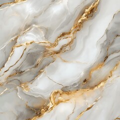 Opulent White and Gold Marble Texture Background for Luxurious Designs