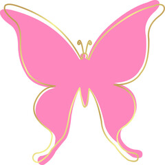 Butterflies Line Art Aesthetic