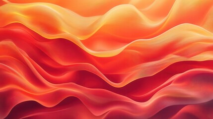 Obraz premium Abstract Orange and Red Waves Texture Background.