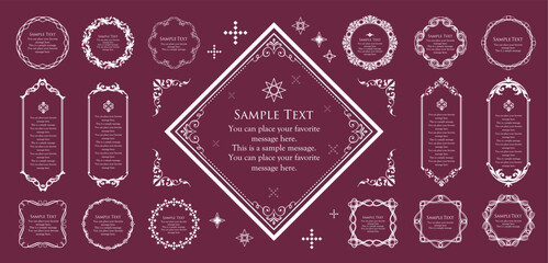 フレームデザインセット