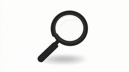 Simple magnifying glass icon