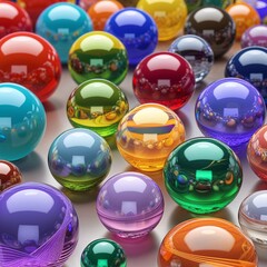 casino chips on white background