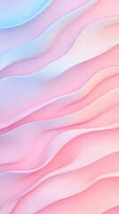 Fototapeta premium Pastel Gradient Waves Abstract Background - Phone Wallpaper