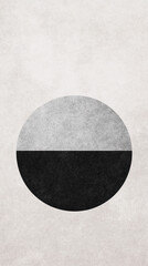 Modern Abstract Circle Art Print - Phone Wallpaper