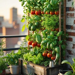 tomatoes in a greenhouse