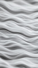 Abstract Gray and White Wave Pattern Design - Phone Wallpaper