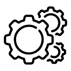 gear Line Icon