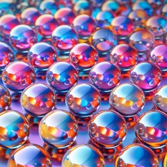 abstract background with colorful balls
