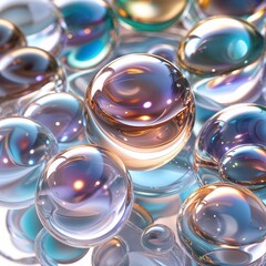 abstract background with bubbles