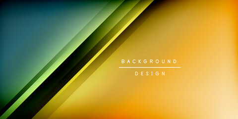 Dynamic shadow lines geometric shapes