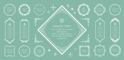 アンティークフレームセット