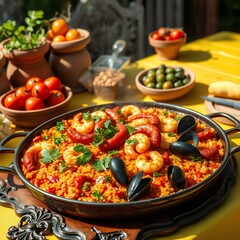 Delicious traditional Spanish food