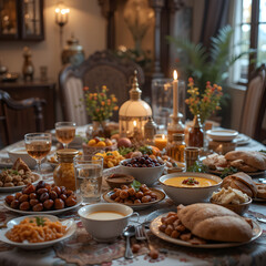 Fototapeta premium ramadan kareem, iftar party