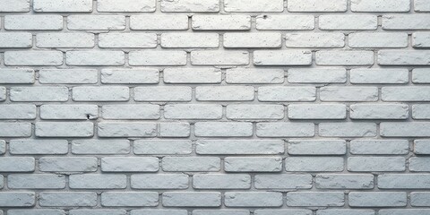 Fototapeta premium Clean White Brick Wall Texture A Seamless Background Image for Design Projects