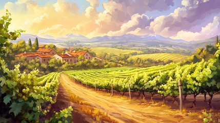 Naklejka premium fresh nature grape wine farming cluster background