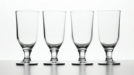 Shaped Water Glasses