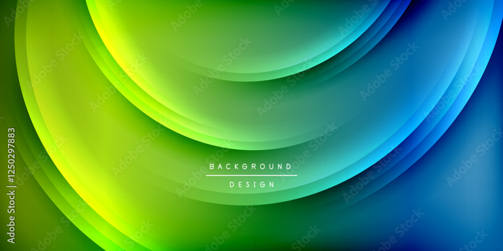 Poster dynamic shadow lines geometric shapes