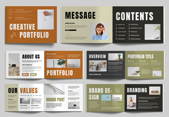 Creative Portfolio Brochure Landscape Template