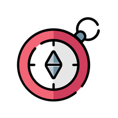 compass icon design	