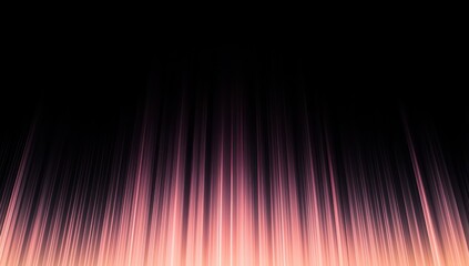 High-definition HDR photograph of peach and lavender gradient beams on black.