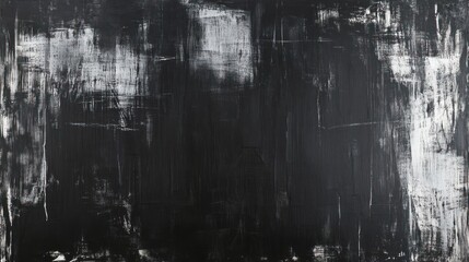 Abstract Black and White Canvas Texture