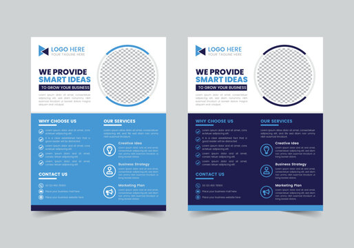 Creative Business Flyer Template | CMYK | US Letter | Print Ready | 0.125 Bleed