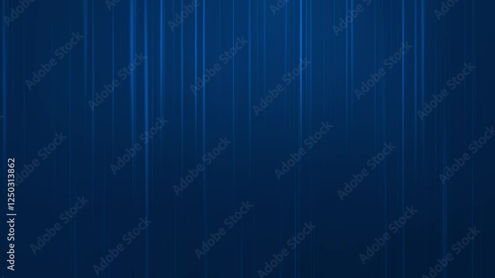 Poster shifting blue dynamic digital beams - smooth motion and glowing gradient effects in an abstract mini